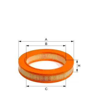 Air filter. Фильтр воздушный HENGST E186L