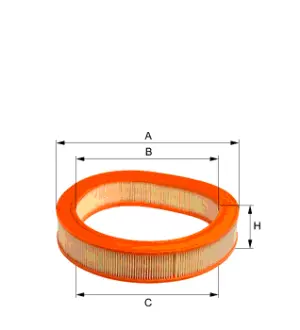 Air filter. Фильтр воздушный HENGST E193L