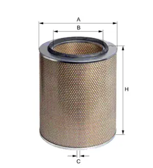 Air filter, primary. Фильтр воздушный, основной HENGST E218L