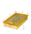 Air filter. Фильтр воздушный HENGST E242L01 (фото 1)
