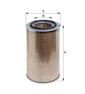 Air filter, primary. Фильтр воздушный, основной HENGST E286L