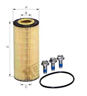 Oil filter, cartridge. Фильтр масляный, вставка HENGST E28HD289