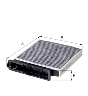 Угольный фильтр салона HENGST E2905LC
