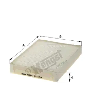 Cabin air filter. Фильтр воздушный салона HENGST E2907LI