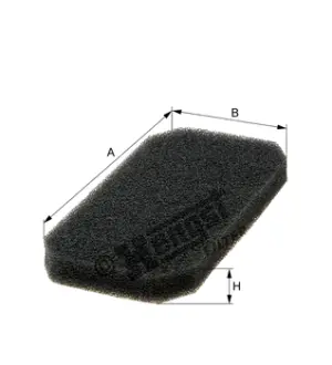 Cabin air filter. Фильтр воздушный салона HENGST E2927LI