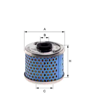 Fuel filter, cartridge. Фильтр топливный, вставка HENGST E2KP