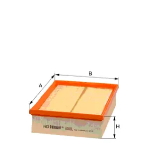 Air filter. Фильтр воздушный HENGST E308L