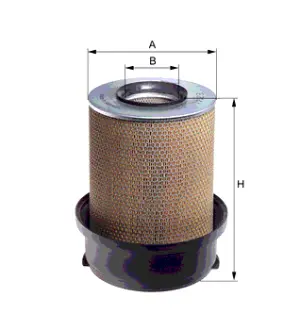 Air filter, primary. Фильтр воздушный, основной HENGST E314L