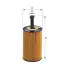 Фільтр масляний Citroen C2/C3/Berlingo/Peugeot 106-306/Partner 1.1i-1.6 00-10/Partner 1.4i 08-15 HENGST E35HD102 (фото 1)