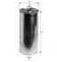 Oil filter, cartridge. Фильтр масляный, вставка HENGST E36ND186 (фото 1)