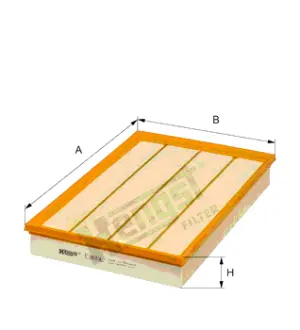 Air filter. Фильтр воздушный HENGST E389L