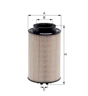 Фильтр топливный, вставка. Фільтр паливний, вставка. Fuel filter, cartridge HENGST E422KPD98
