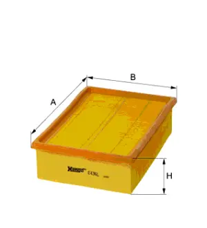 Воздушный HENGST E436L