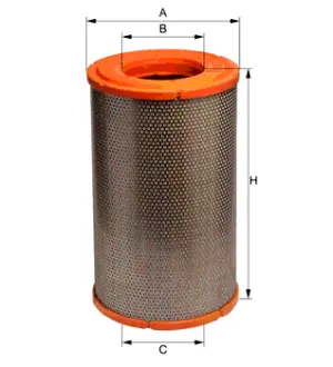 Air filter, primary. Фильтр воздушный, основной HENGST E479L