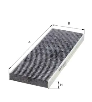Угольный фильтр салона HENGST E4953LC