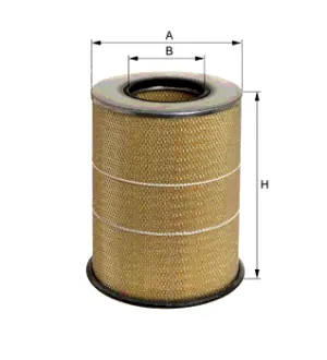 Air filter, primary. Фильтр воздушный, основной HENGST E496L