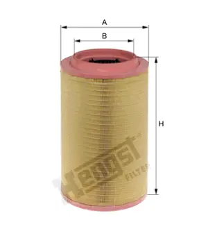 Air filter, primary. Фильтр воздушный, основной HENGST E541L01