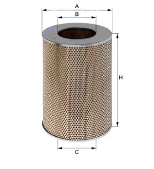 Oil filter, cartridge. Фильтр масляный, вставка HENGST E56H
