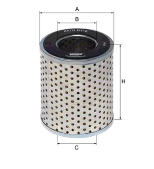 Hydraulic filter, cartridge. Фильтр гидравлический, вставка HENGST E57HD116