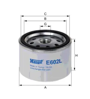 Фільтр повітря HENGST E602L