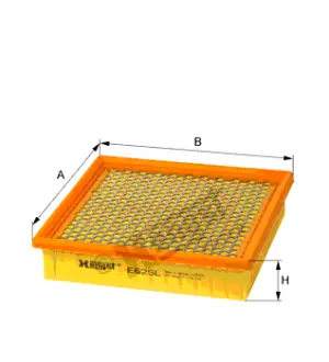 Воздушный панельный HENGST E625L
