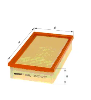 Воздушный панельный HENGST E636L