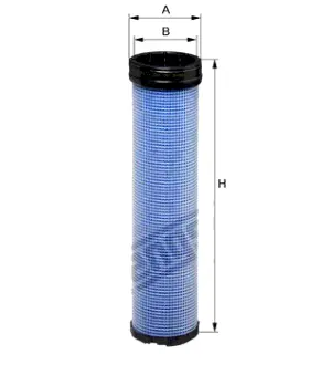 Air filter, by-pass. Фильтр воздушный, запасный HENGST E707LS