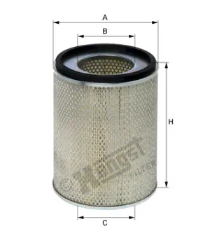 Air filter, primary. Фильтр воздушный, основной HENGST E731L