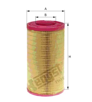 Air filter, primary. Фильтр воздушный, основной HENGST E811L