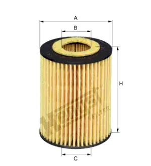 Фільтр масляний BMW 1 (F20, F21) 11-, 3 (F30, F31, F80) 11- HENGST E820HD245