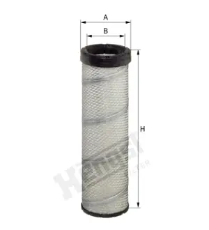 Air filter, by-pass. Фильтр воздушный, запасный. Фільтр повітряний, вторинний HENGST E844LS