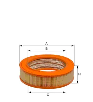 Воздушный круглый HENGST E87L01