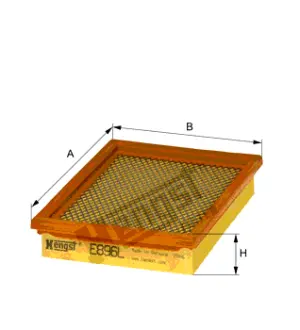 Воздушный панельный HENGST E896L