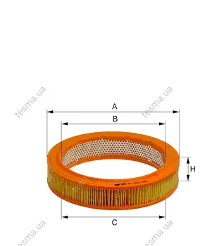 Air filter. Фильтр воздушный HENGST E89L (фото 1)