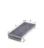 Cabin air filter, charcoal. Фильтр воздушный салона, угольный HENGST E954LC (фото 1)