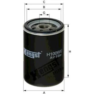 Воздушный HENGST H100WU