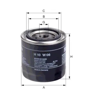 Масляный корпусный HENGST H10W06