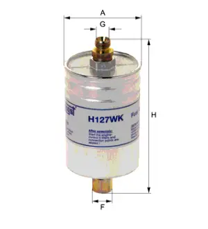 Топливный HENGST H127WK