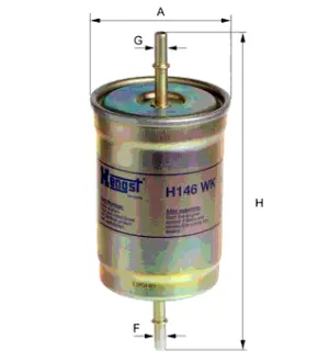 Топливный HENGST H146WK