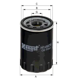 Масляный корпусный HENGST H14W35