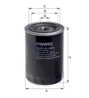 Масляный корпусный HENGST H16W02