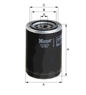 Масляный HENGST H17W13
