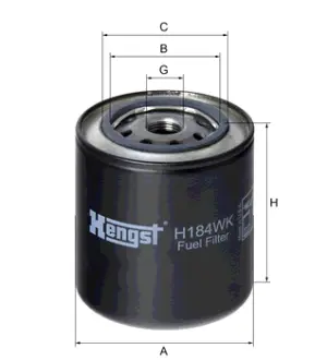 Топливный корпусный HENGST H184WK