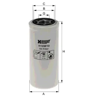 Фільтр HENGST H18W10