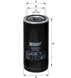 Масляный корпусный HENGST H18W13