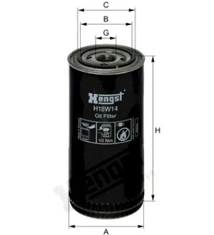 Масляный корпусный HENGST H18W14