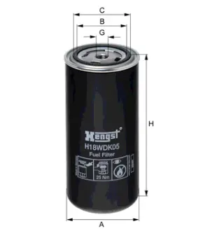 Паливний фільтр HENGST H18WDK05