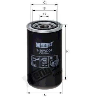Масляный корпусный HENGST H19WD04