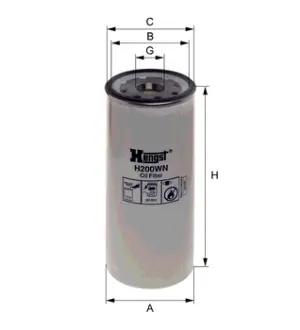Фільтр HENGST H200WN