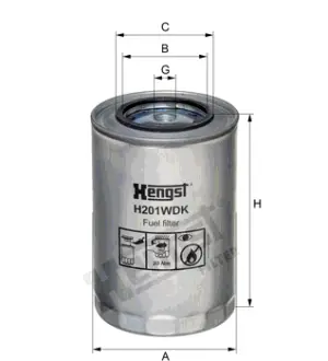 Фільтр палива HENGST H201WDK